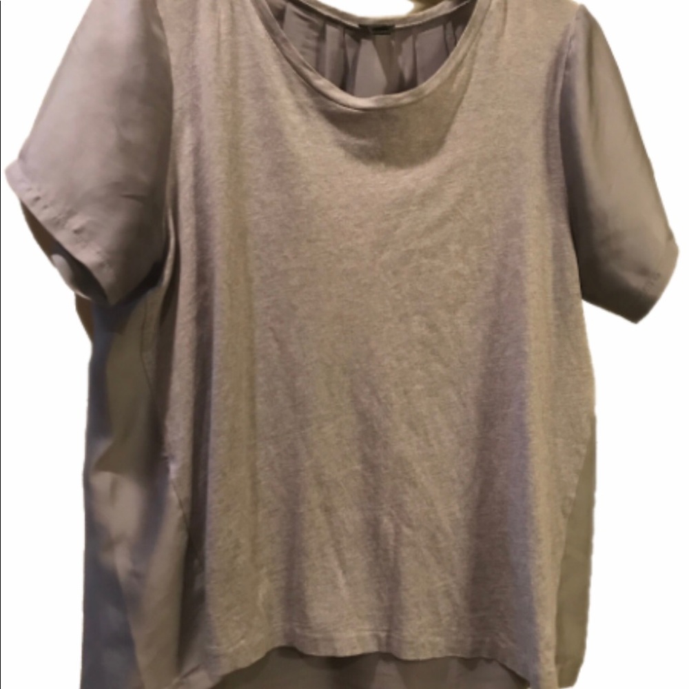 J Crew light gray top/blouse